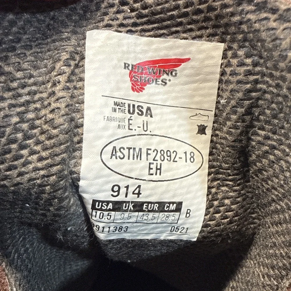 Red Wing Shoes item red
